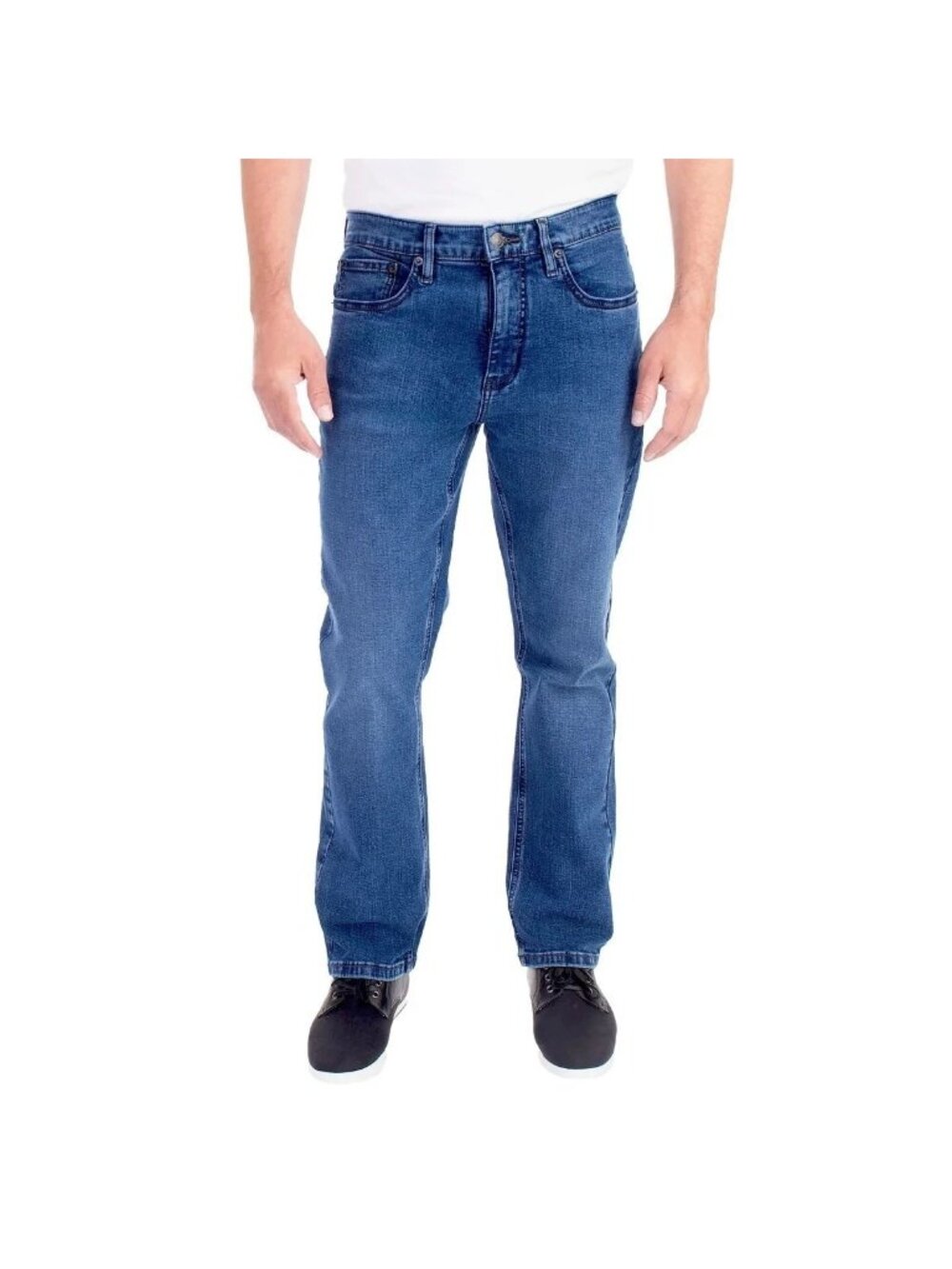 Urban Star Men's 30x30 Stretch Slim Fit Jeans Blue Denim d1859